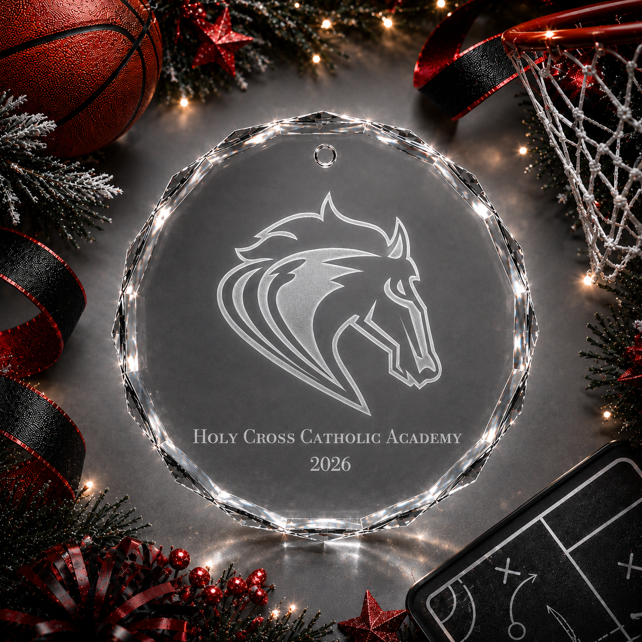2026 Holy Cross Mascot Ornament