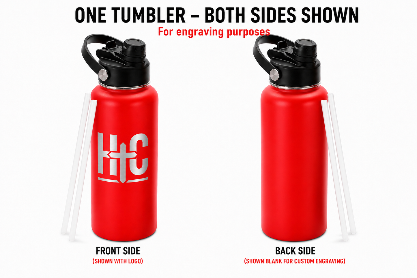 32 oz Hydro Water Bottle with Dual Sport Lid