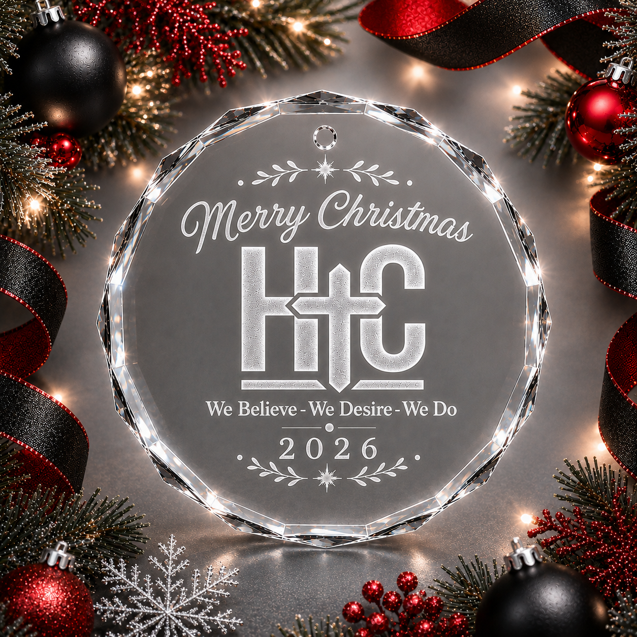 2026 Holy Cross Logo Ornament