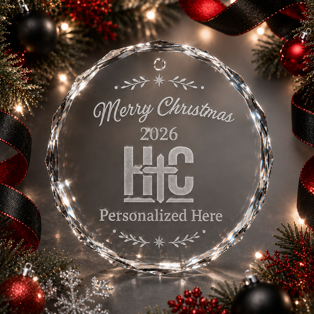 2026 Holy Cross Logo Ornament