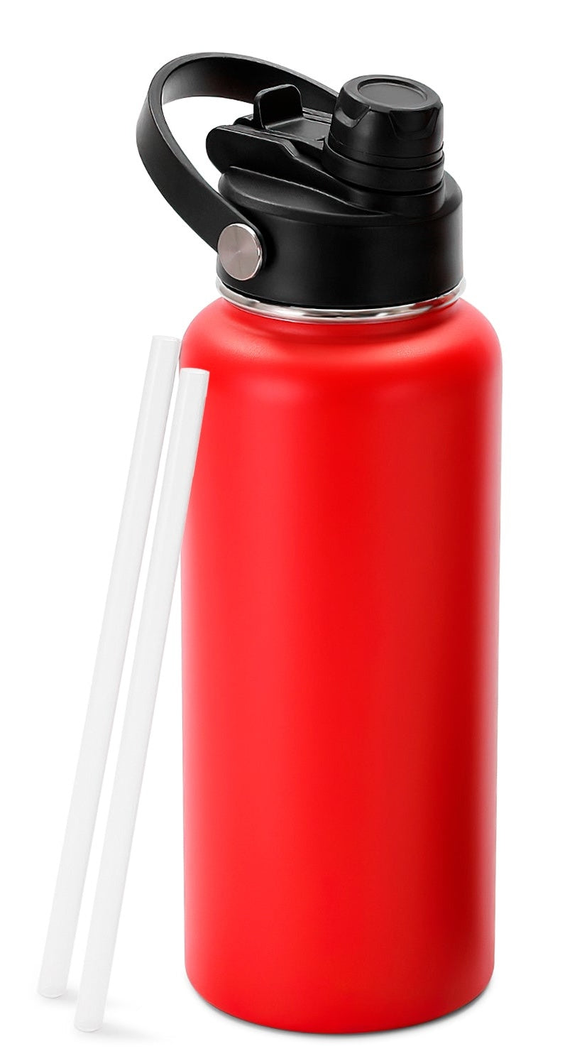 32 oz Hydro Water Bottle with Dual Sport Lid Fully Customizable