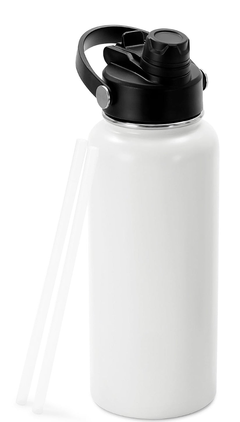 32 oz Hydro Water Bottle with Dual Sport Lid Fully Customizable